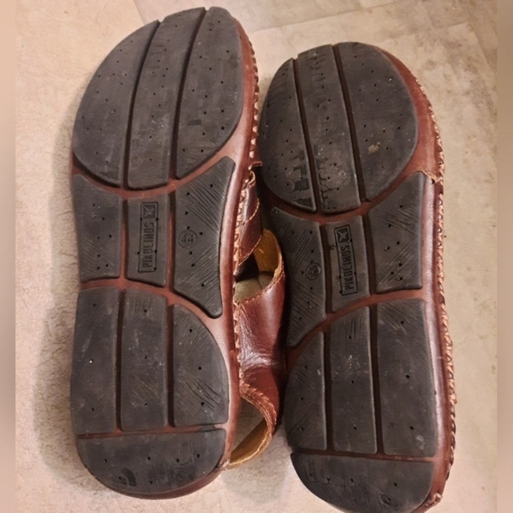 Pikolinos‎ Brown Leather Fishing Sandal! Size 44 - Mens - Picture 10 of 10